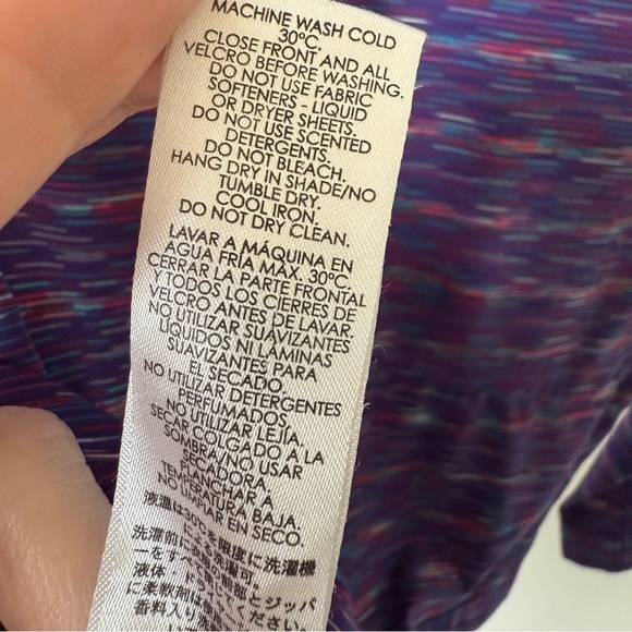 Spyder Women's Purple Turtleneck Long Sleeve Top Size L Stretch Outdoor Casual - Picture 12 of 12